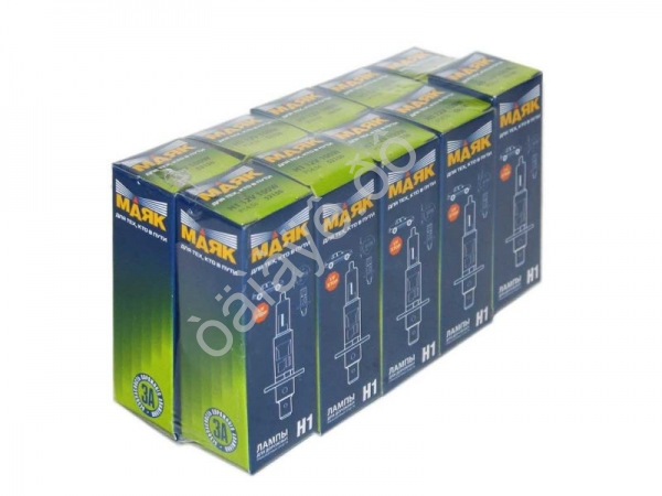 Лампа МАЯК H1 12V100W P14,5s    (мин.уп.10шт) 10/800