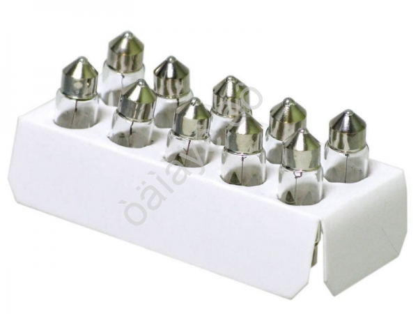 Лампа МАЯК ORIGINAL PRO C10W 24V 10W SV8.5 (36мм)