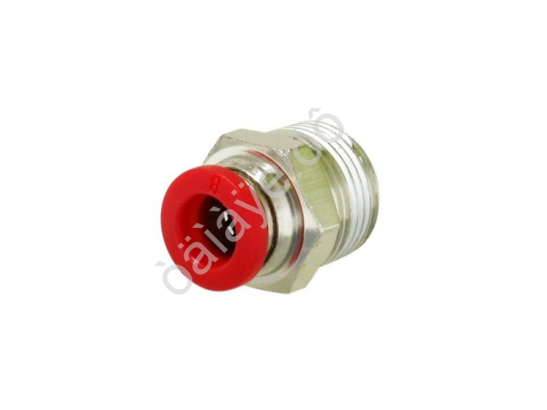 Фитинг цанговый прямой PU 3/8 х 8 mm наруж. резьба