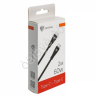 Дата-кабель Type C-Type C BY Nylon Pro, 60Вт, 2 м, 5A, нейлон, черный