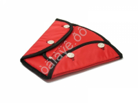 Адаптер ремня безопасности детский  красный/1/30