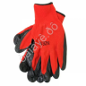 Перчатки нейлоновые  с нитриловым обливом (красно-черные) /12/720