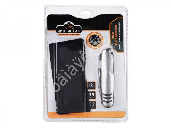 Нож перочинный, 15см,11 функций, нерж. сталь /1/12 Нож перочинный, 15см,11 функций, нерж. сталь /1/12