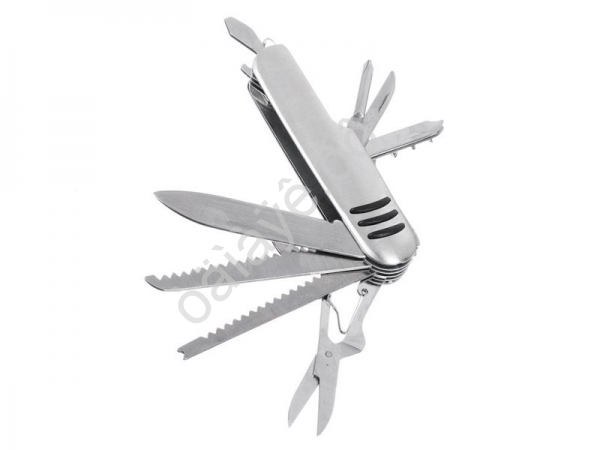 Нож перочинный, 15см,11 функций, нерж. сталь /1/12 Нож перочинный, 15см,11 функций, нерж. сталь /1/12