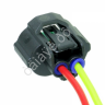 Патрон под лампу Н8,H11,Н27 оригинал (2конт.,гнездовая,провода) ДИАЛУЧ/10