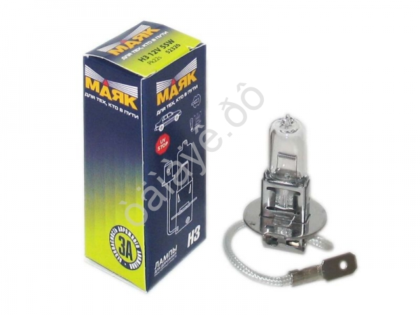 Лампа МАЯК H3 12V 55W Pk22s    (мин.уп.10шт) 10/800