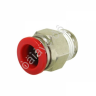 Фитинг цанговый прямой PU 3/8 х 12 mm наруж. резьба