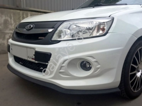 Губа под бампер универ.(Самурай черный)