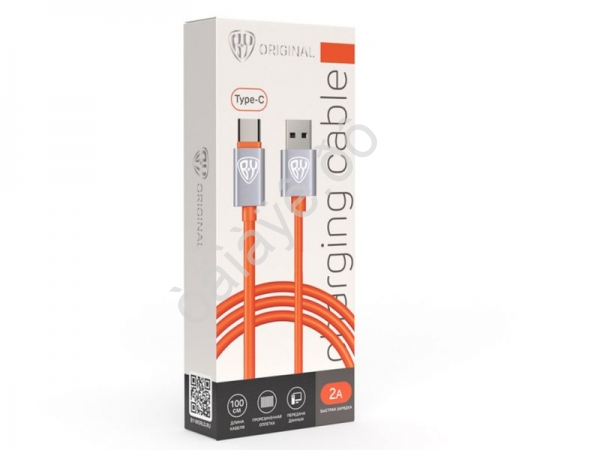 Дата-кабель универ. Orange Type-C, 1м, 2А, оранжевый BY Дата-кабель универ. Orange Type-C, 1м, 2А, оранжевый BY