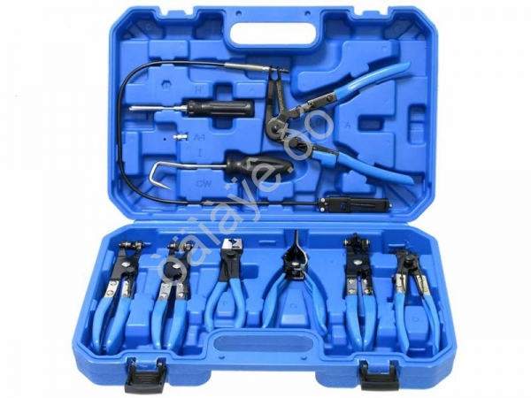 Набор щипцов для демонтажа пружинных хомутов патрубков 9 предметов МАЯКАВТО™/1/5_