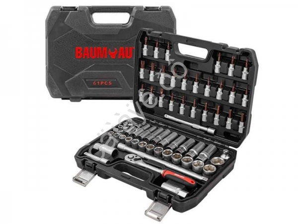 Набор инструментов 61пр., 3/8" BaumAuto