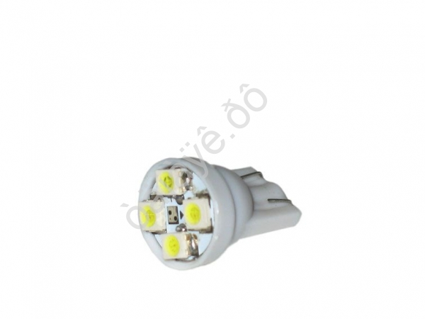 Светодиод Т10 - 4SMD 1210 белый (блистер, 2шт) 1/500_ Светодиод Т10 - 4SMD 1210 белый (блистер, 2шт) 1/500_