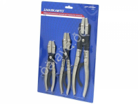 Набор металлических щипцов для пережатия шлангов 3 пр. МАЯКАВТО™ 1/12_