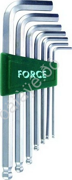 F5072LВ Набор ключей-шестигран. длин с шаром 7пред  /1/20