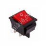 Выключатель клавишный 250V 20А (4с) ON-OFF красный с подсветкой (RWB-502, SC-767, IRS-201-1) REXANT Выключатель клавишный 250V 20А (4с) ON-OFF красный с подсветкой (RWB-502, SC-767, IRS-201-1) REXANT
