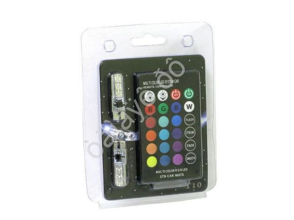 Светодиод T10 RGB с пультом Светодиод T10 RGB с пультом