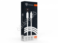 Дата-кабель универ. Powerful Type-C-iP,1м, 2.4А, Быстрая зарядка PD, 22W, белый BY