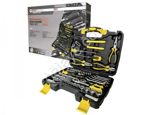 Набор инструментов 65пр. 1/4'3/8'(6гр.)(4-24мм) FORCEKRAFT