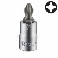 F321321 1/4" Головка бита крест РН.1 L-32мм  /1/20