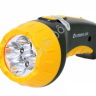 Фонарь аккум 220В, черный/желтый, 4 LED, SLA Ultraflash LED3804