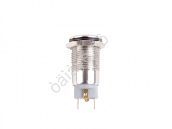 Кнопка антивандальная Ø12 12V (2с) ON-OFF фикс синяя