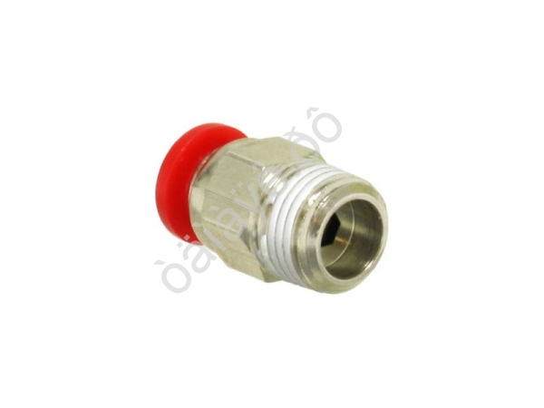 Фитинг цанговый прямой PU 1/8 х 4 mm наруж. резьба Фитинг цанговый прямой PU 1/8 х 4 mm наруж. резьба