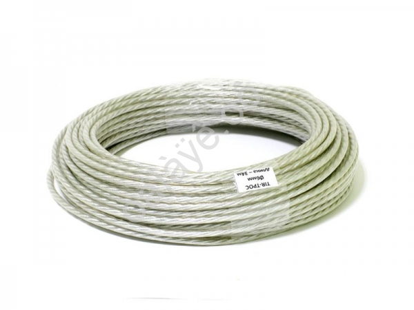 Трос тента пломбировочный Ø6,0ММ (34м) Трос тента пломбировочный Ø6,0ММ (34м)