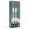 Дата-кабель универ. Powerful Type-C-Type-C, 1м, 3А, Быстрая зарядка PD, 65 W, белый BY