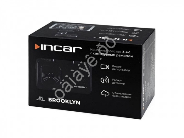 Антирадар-видеорегистратор INCAR SDR-170 BROOKLYN сигн. GPS, 3"