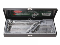 Набор ключей комбинированных 16пр.(6-19,22, 24мм),в метал. кейсе ROCK FORCE Набор ключей комбинированных 16пр.(6-19,22, 24мм),в метал. кейсе ROCK FORCE