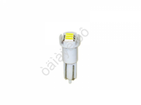 Светодиод 12V T 5 3SMD W2,0x4,6D WHITE (3014) "Маяк" /10