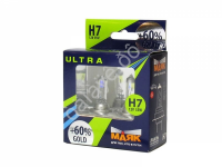 Лампа МАЯК ULTRA H7 12V 55W P26d GOLD +60%