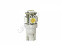 Светодиод Т10 -  5SMD  5050 белый /10/100_