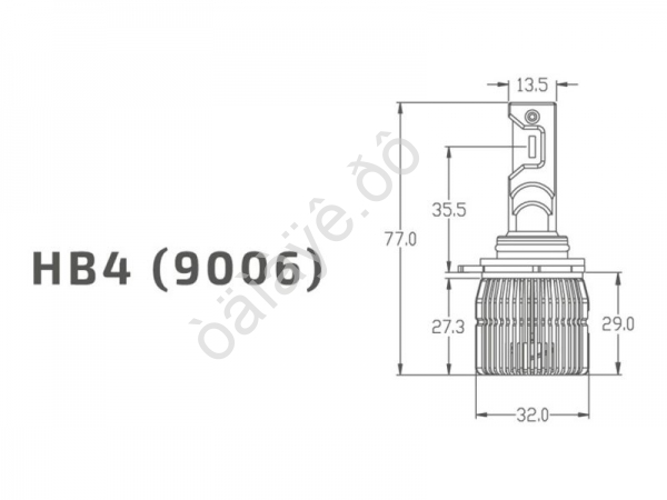 Светодиодные лампы MTF Light, серия RETROFIT LED, HB4(9006), 30W, 2750lm, 3500K, кулер, к-кт.