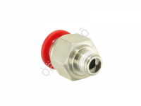 Фитинг цанговый прямой PU 1/8 х 10 mm наруж. резьба