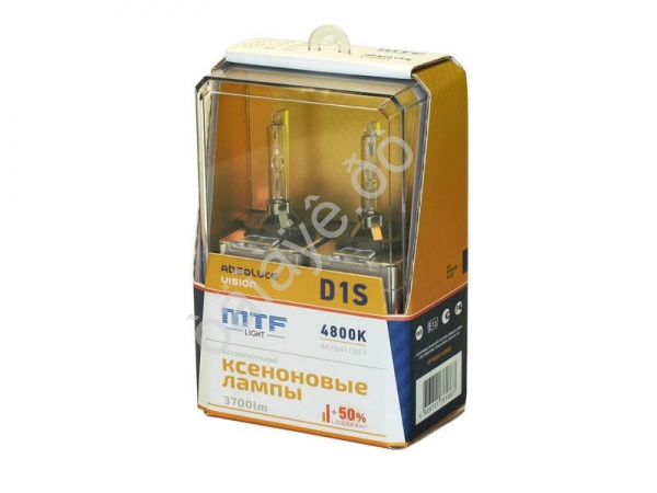 Xenon лампа MTF D1S (4800K) 35W, 85V 3800lm, ABSOLUTE VISION +50%