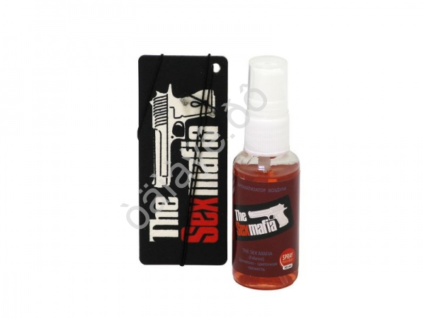 Освежитель воздуха  S30-03  Contra картон + спрей 30 мл. "THE SEX MAFIA" (Древесно-цветочный)