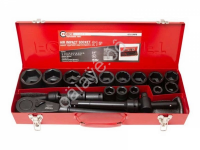 Набор инструментов ударных 21пр, 3/4" (6гр.)(17,19,21,22,24,27,30,32,34,35,36,36-12гр.,38,41,46,50мм FORCEKRAFT