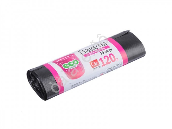 Мешки для мусора 120л, 10шт 101008 Мешки для мусора 120л, 10шт 101008