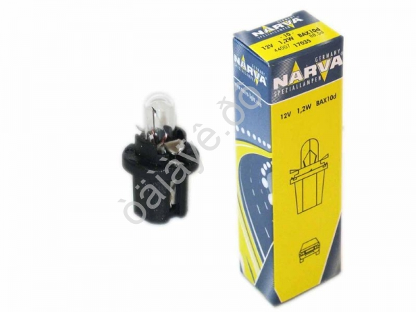 Лампа Narva W1,2W  B8.5d(BAX 10d) 12V  17035 /10