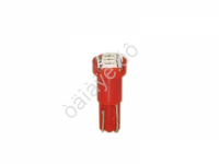 Светодиод 12V T 5 3SMD W2,0x4,6D RED (3014) "Маяк" /10