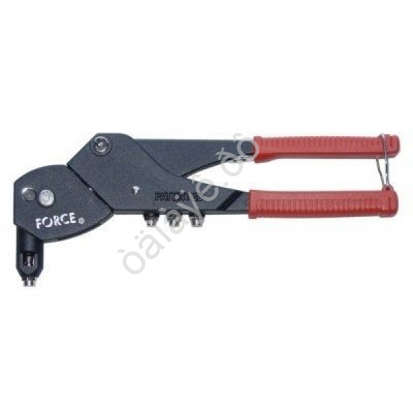 F67801 Заклепочник с поворотной головкой (360гр.), 4 насадки /1/20