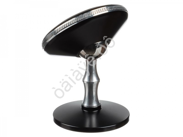 Держатель телефона магнитный на панель, металлический, круглый, черный BY