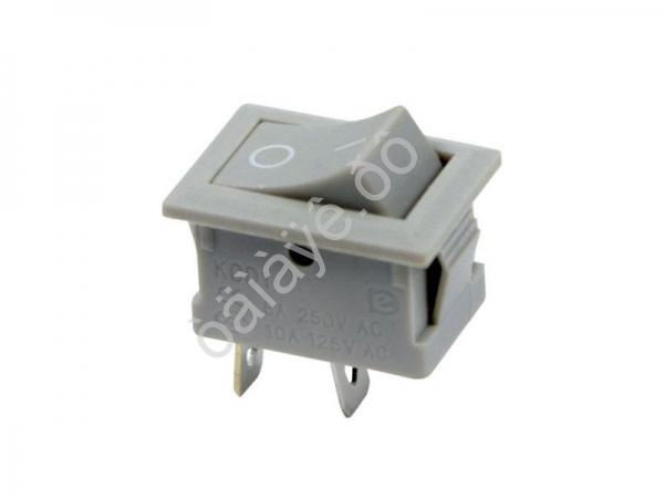 Выключатель клавишный 250V 6А (2с) ON-OFF серый Mini (RWB-201, SC-768) REXANT Выключатель клавишный 250V 6А (2с) ON-OFF серый Mini (RWB-201, SC-768) REXANT