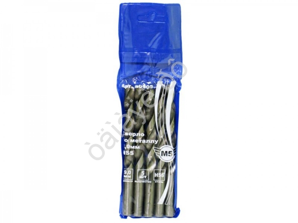 Сверло по металлу 9,0мм HSS "М5" 5/1850_ Сверло по металлу 9,0мм HSS "М5" 5/1850_