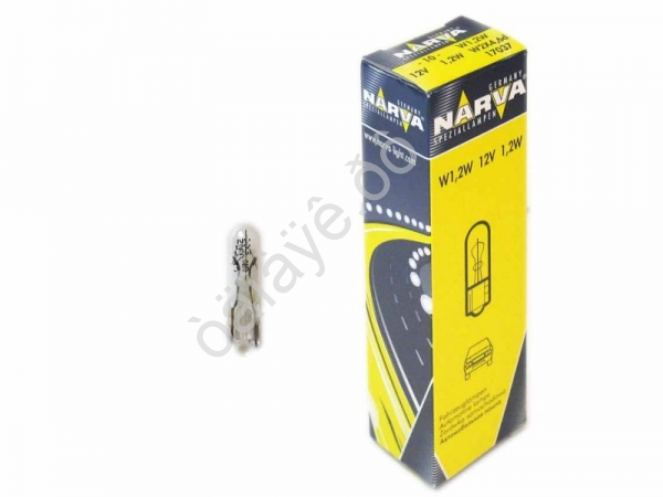 Лампа Narva W1,2W 12V W2*4.6d /10/200 Лампа Narva W1,2W 12V W2*4.6d /10/200