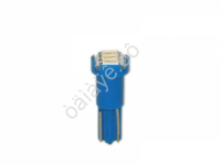 Светодиод 12V T 5 3SMD W2,0x4,6D BLUE (3014) "Маяк" /10