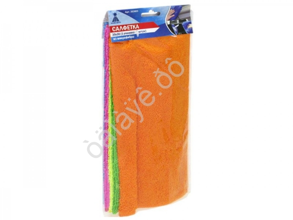 Салфетка Микрофибра 30*30 (1уп.-5шт) МАЯКАВТО™ /1/50_