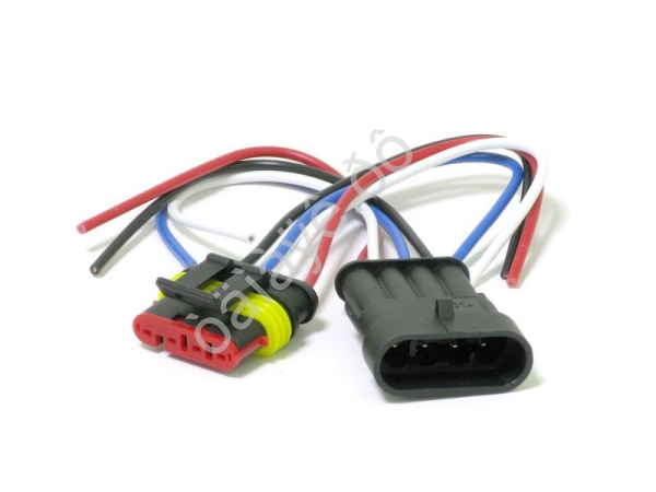 Колодка 4 контакта, герметичная МРГ-001-4-1.5 /10