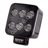 Прожектор светодиодный MTF Light серия MAXIMUM BLACK 12-36V, 40W, 4000lm, ECE R10, квадратный, шт.
